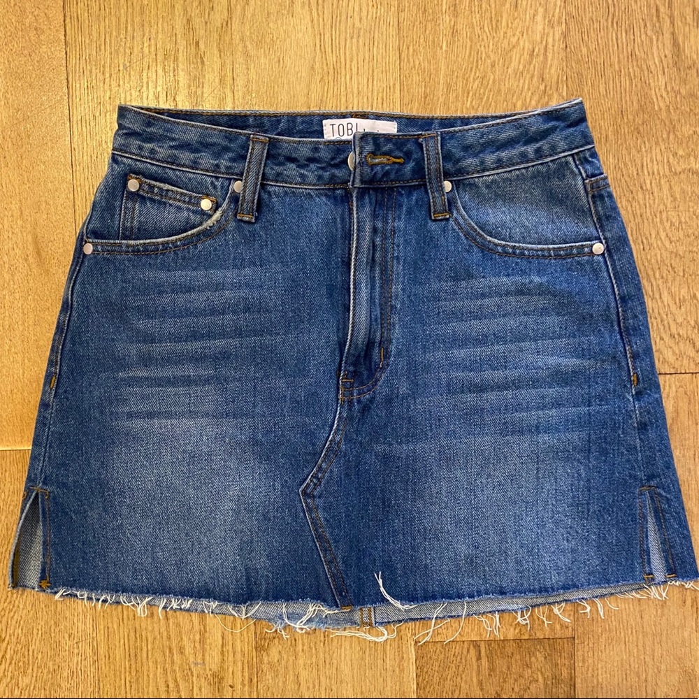 TOBI Jean Skirt